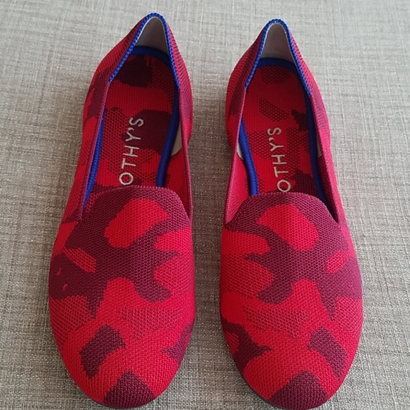Rothy's Shoes - Rothys Red Camo Loafers